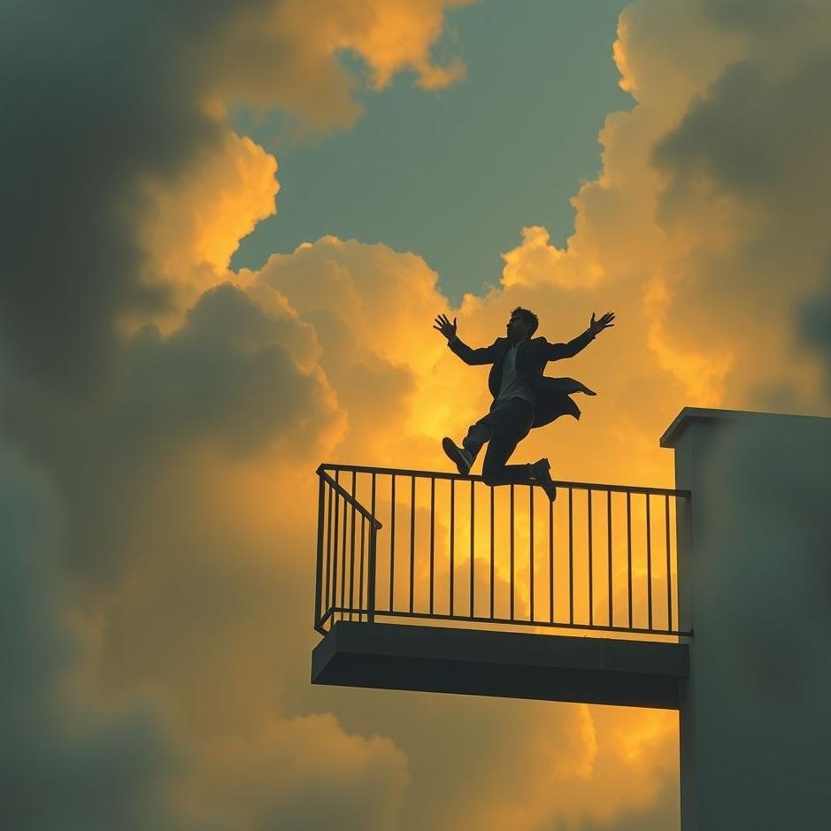 Dream : Throwing a man off a balcony in a dream