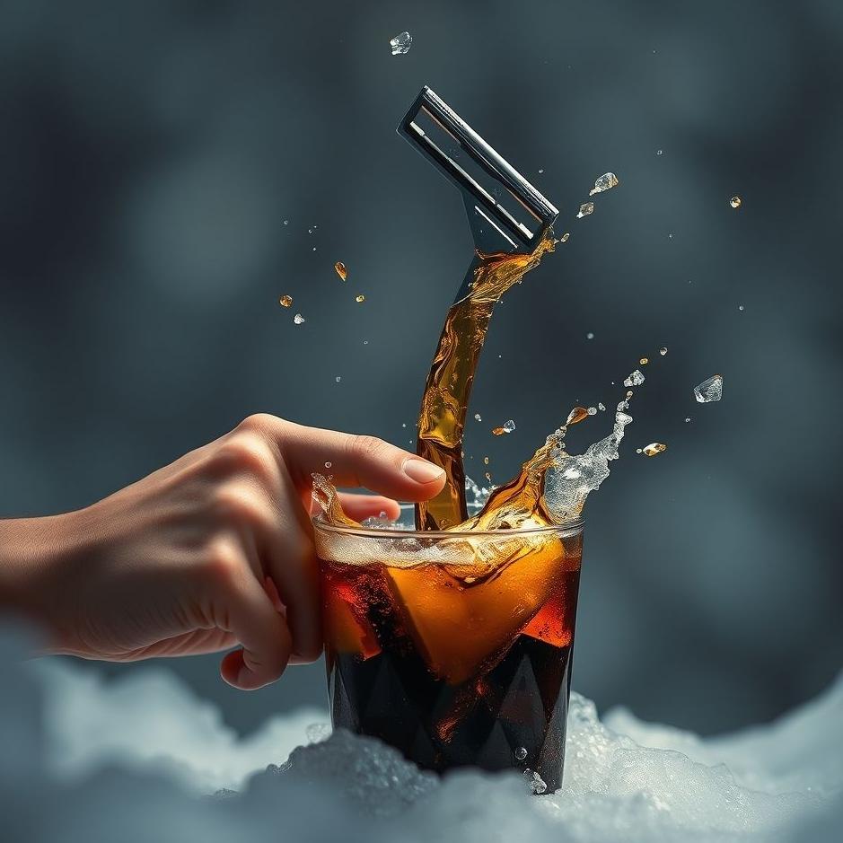 Dream : Throwing a razor into the cola in a dream