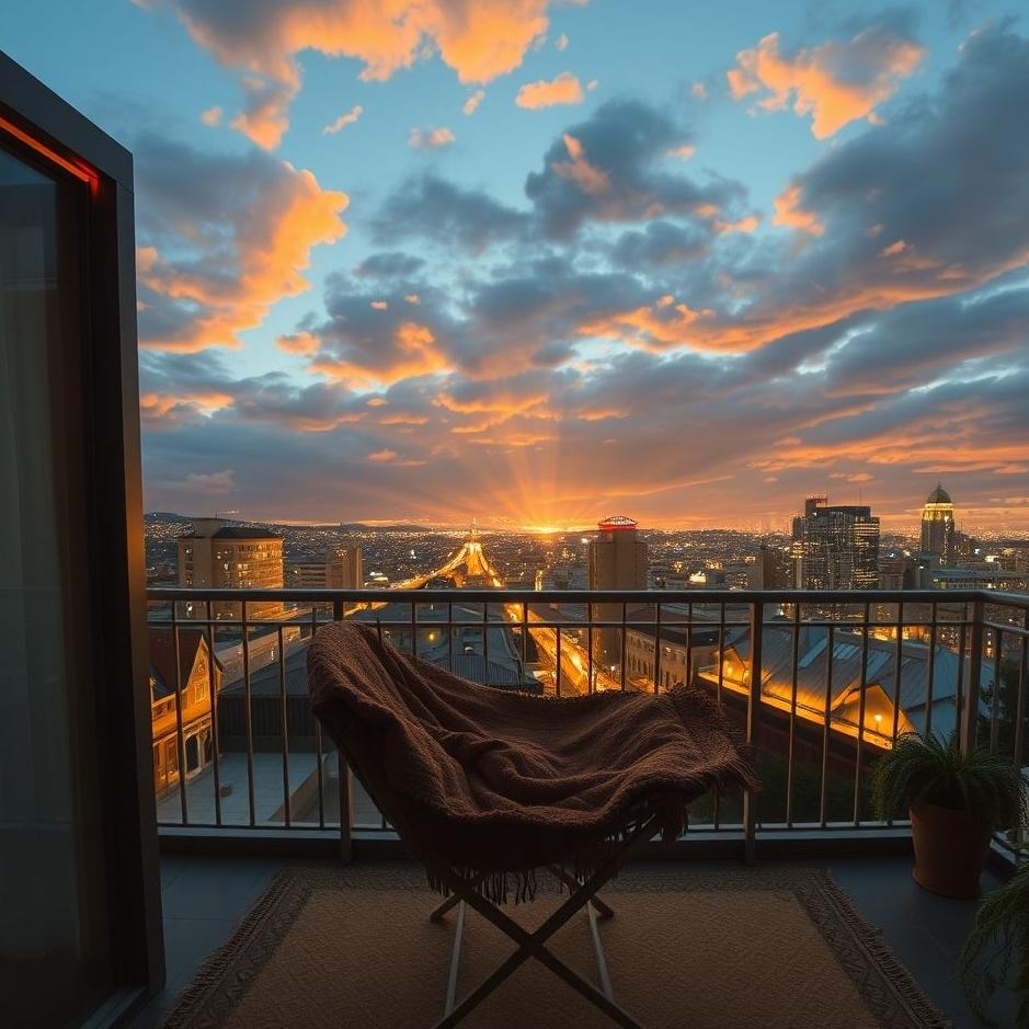 Dream : Throwing a rug off the balcony in a dream