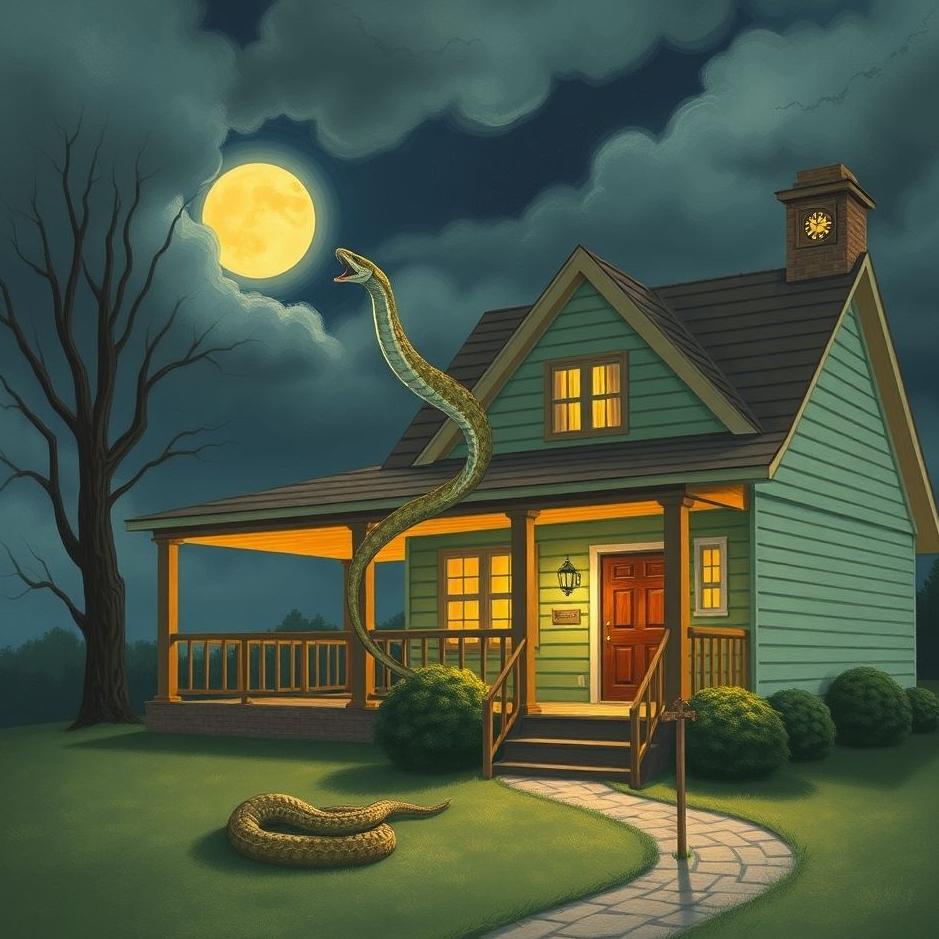 Dream : Throwing a snake out of your house in a dream