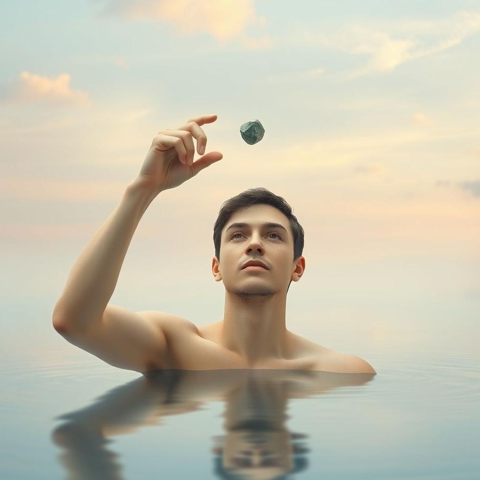 Dream : Throwing a stone at one's head in a dream