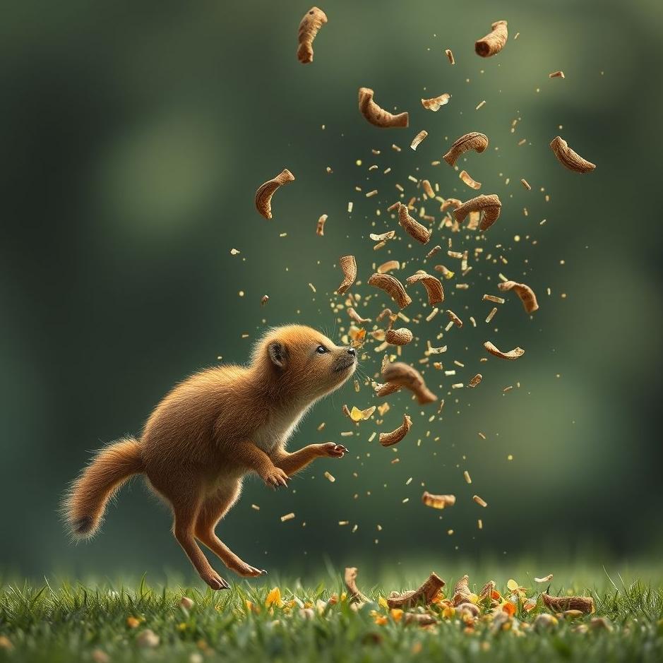 Dream : Throwing animal droppings in a dream