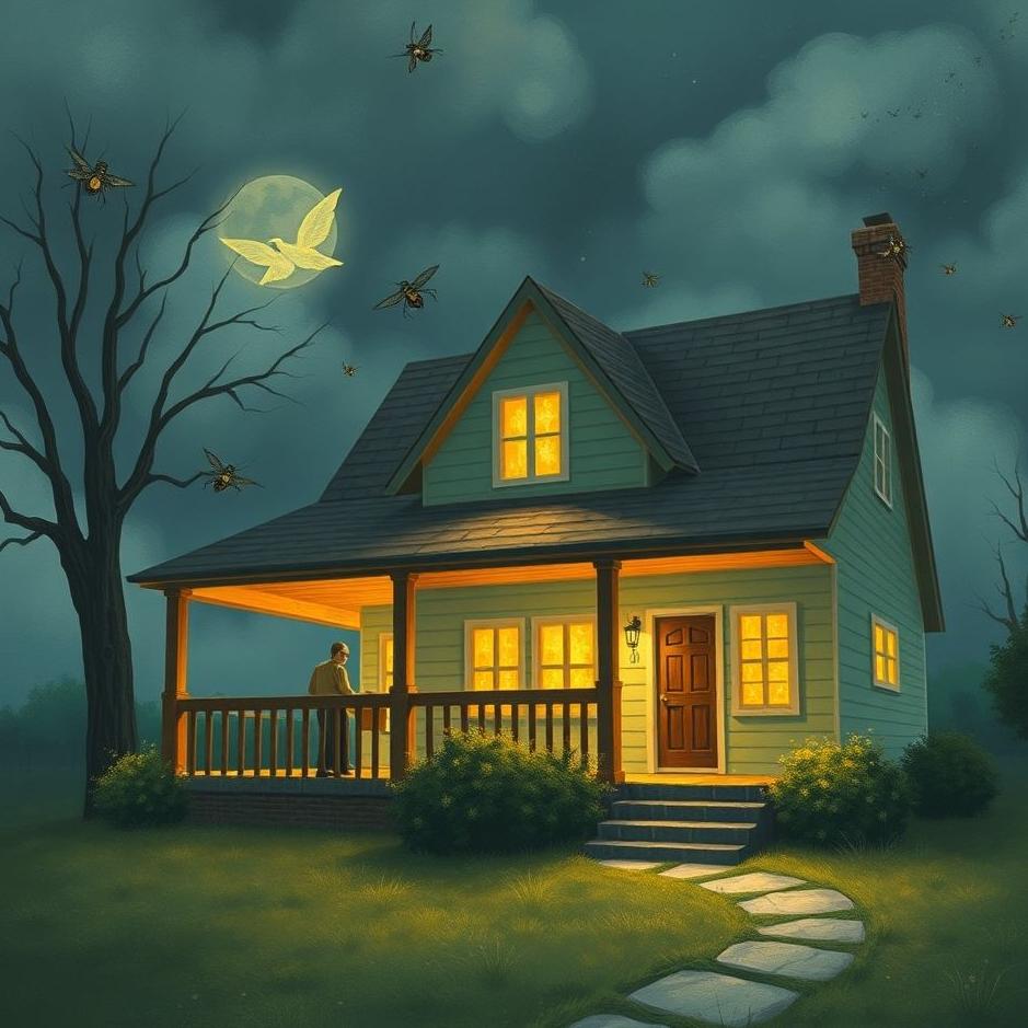 Dream : Throwing bugs out of your house in a dream