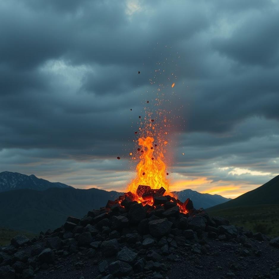 Dream : Throwing coal in a dream