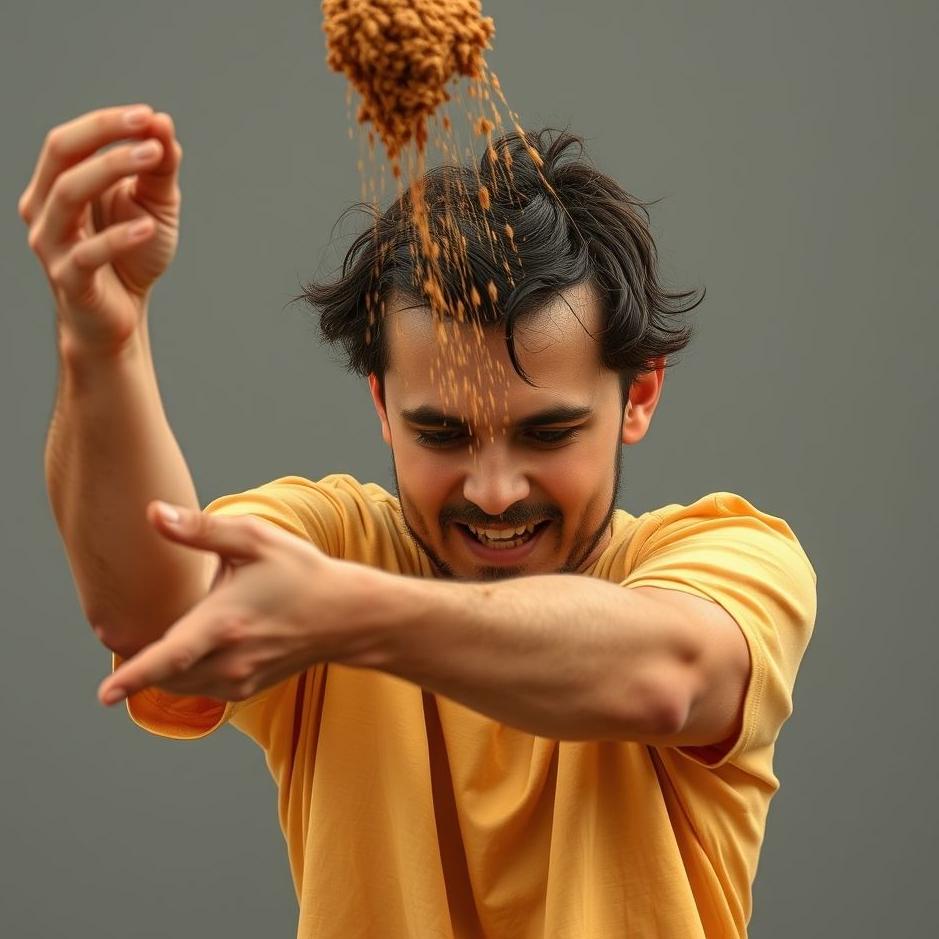 Dream : Throwing dirt on your head