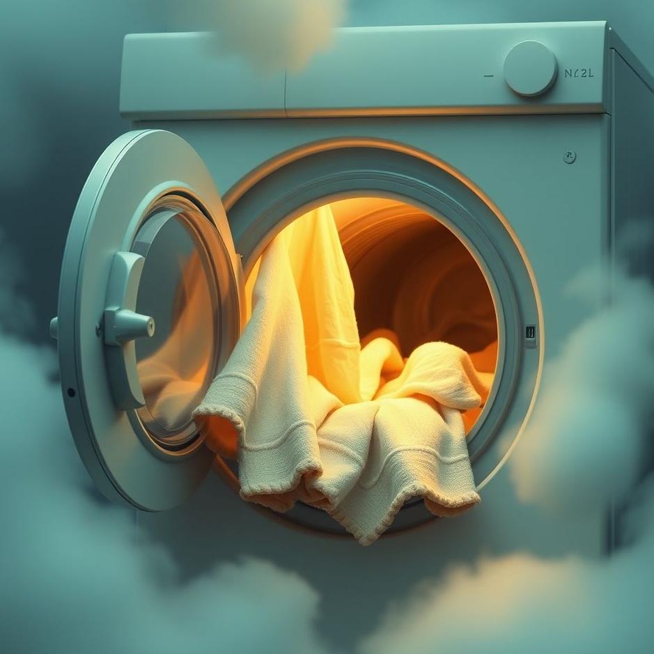 Dream : Throwing dirty laundry into the machine in a dream