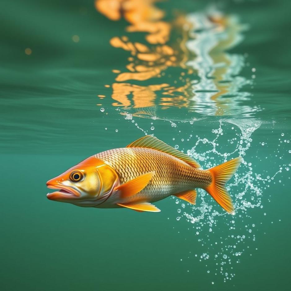 Dream : Throwing fish in the water in a dream