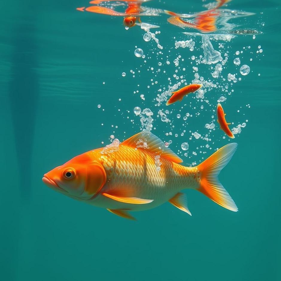 Dream : Throwing fish into a pool in a dream