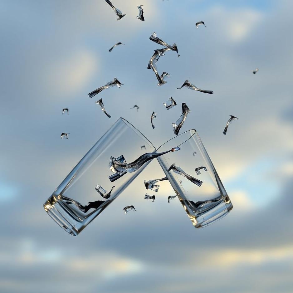 Dream : Throwing glasses in a dream