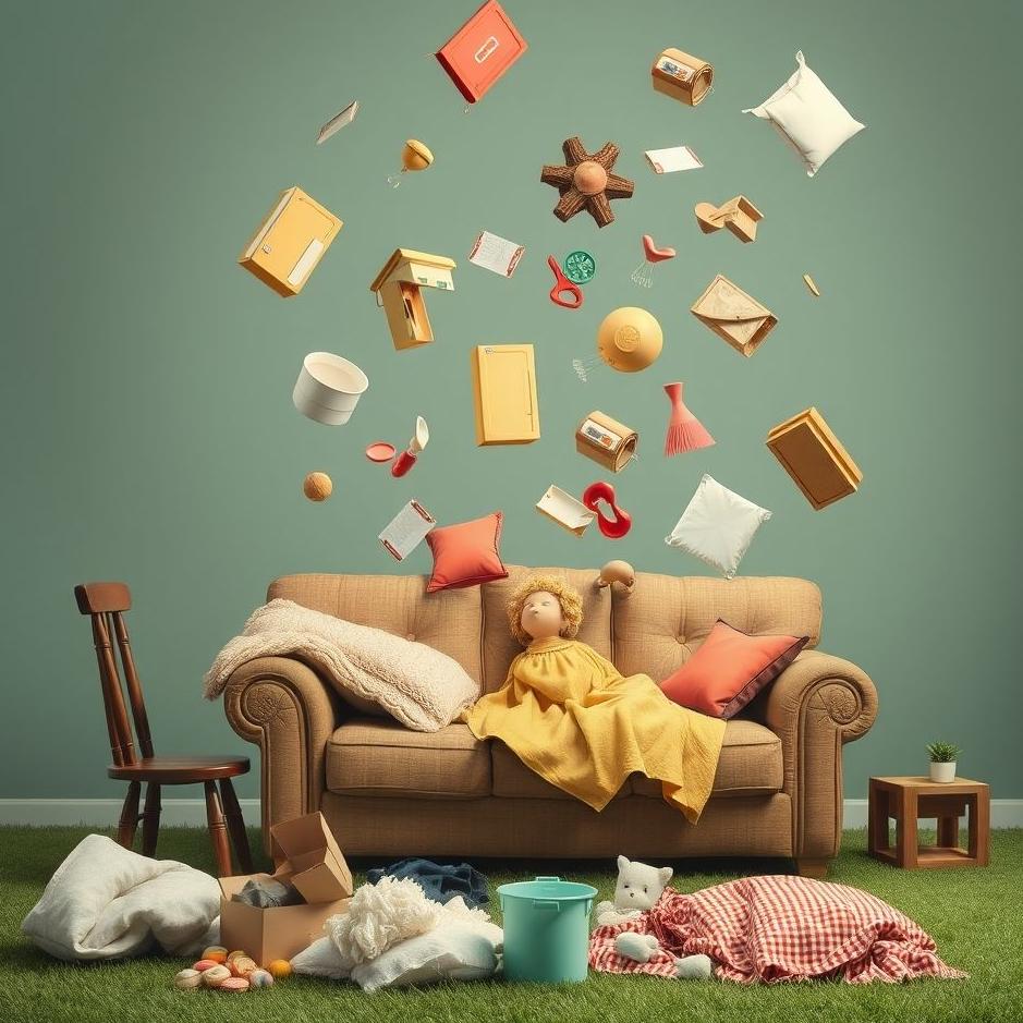 Dream : Throwing household items in a dream