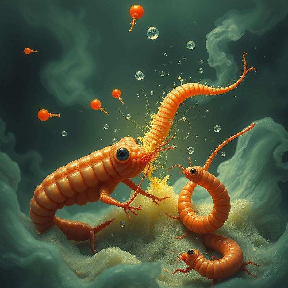 Dream : Throwing maggots in a dream