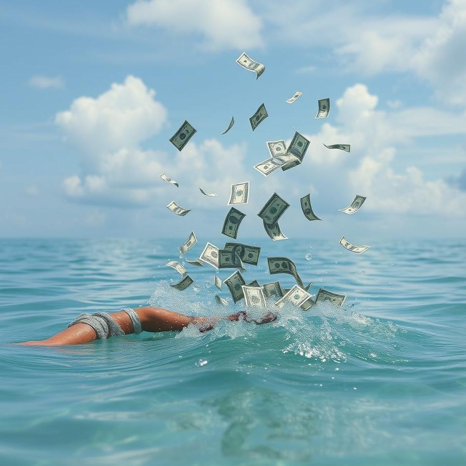 Dream : Throwing money into the sea in a dream