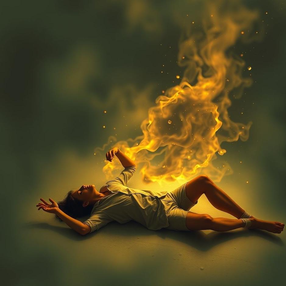 Dream : Throwing oneself on the ground in a dream