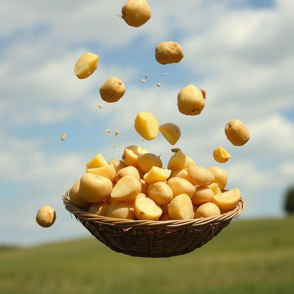 Dream : Throwing potatoes in a dream