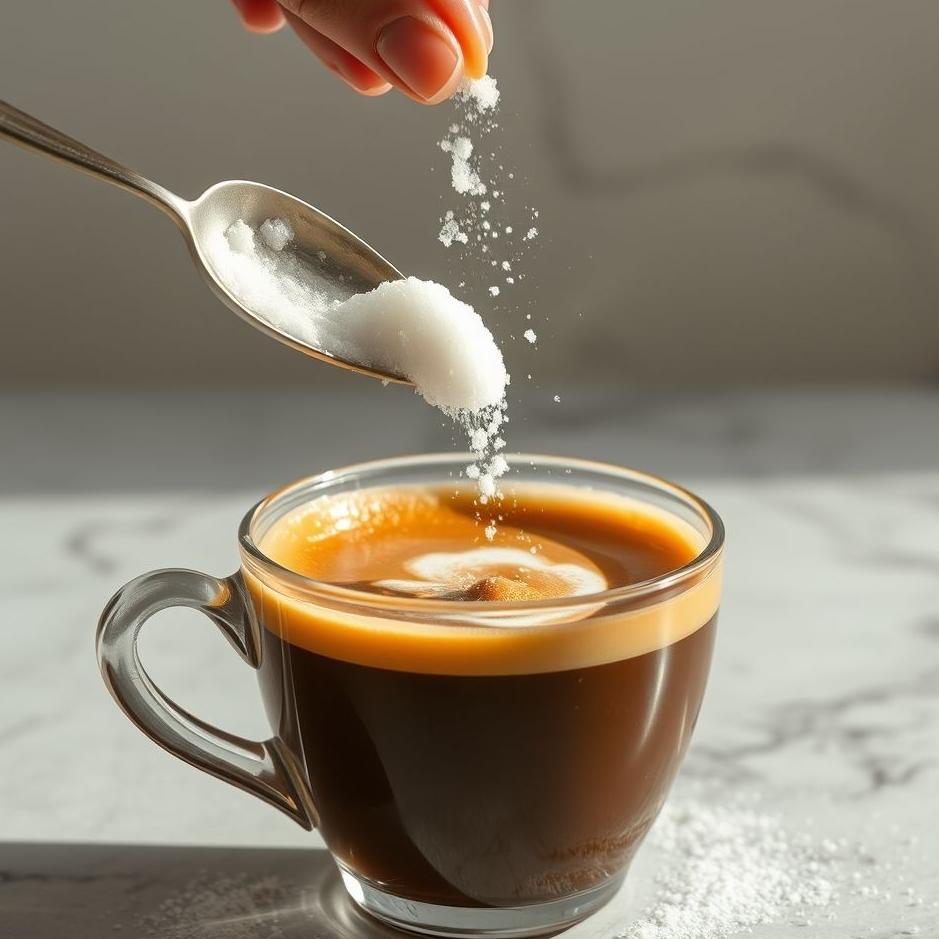 Dream : Throwing salt into coffee in a dream