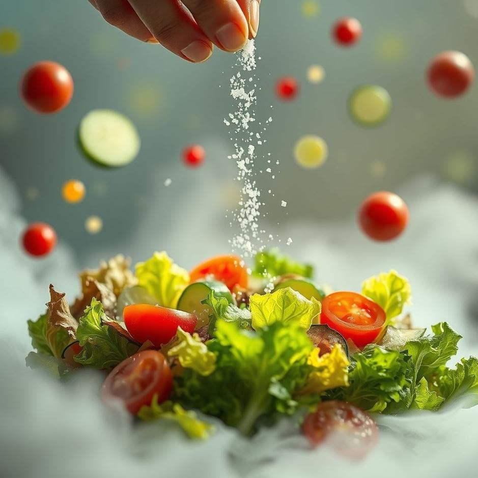 Dream : Throwing salt on a salad in a dream