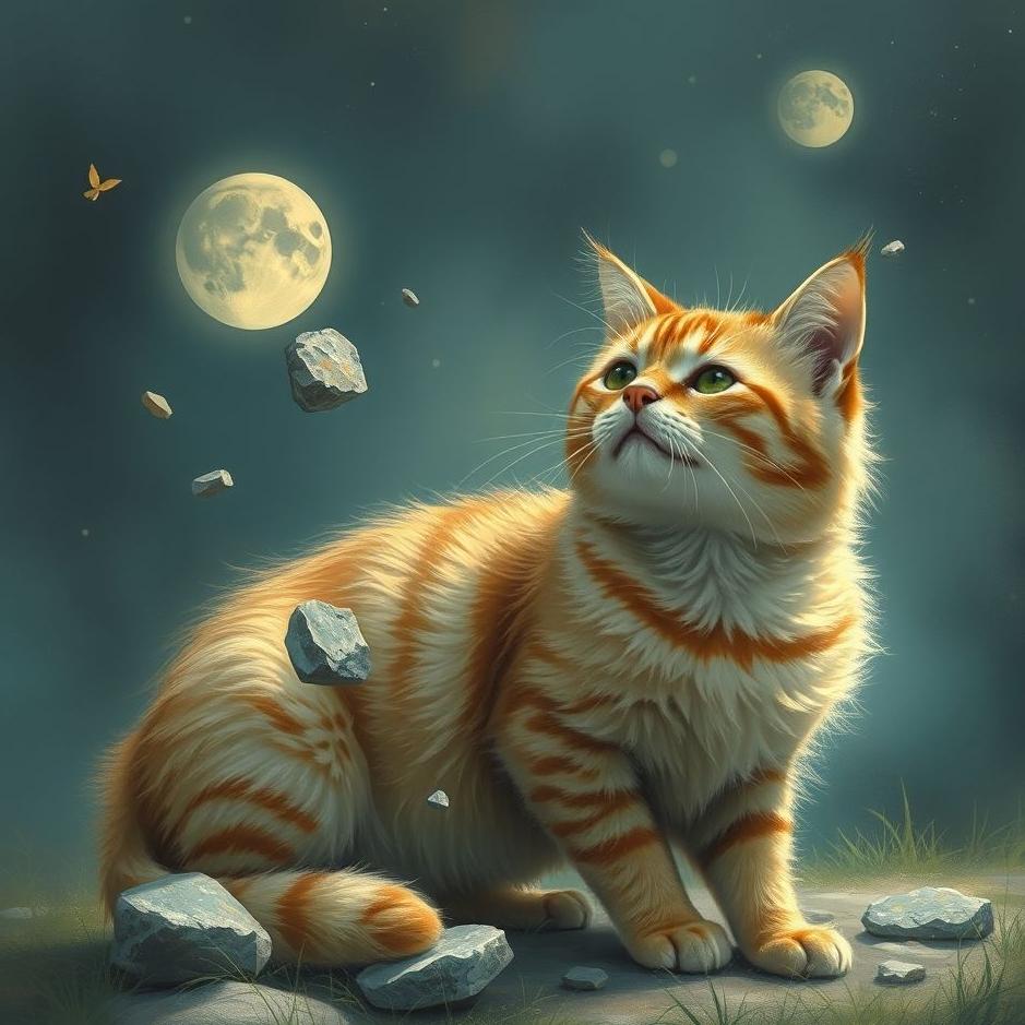 Dream : Throwing stones at a cat in a dream