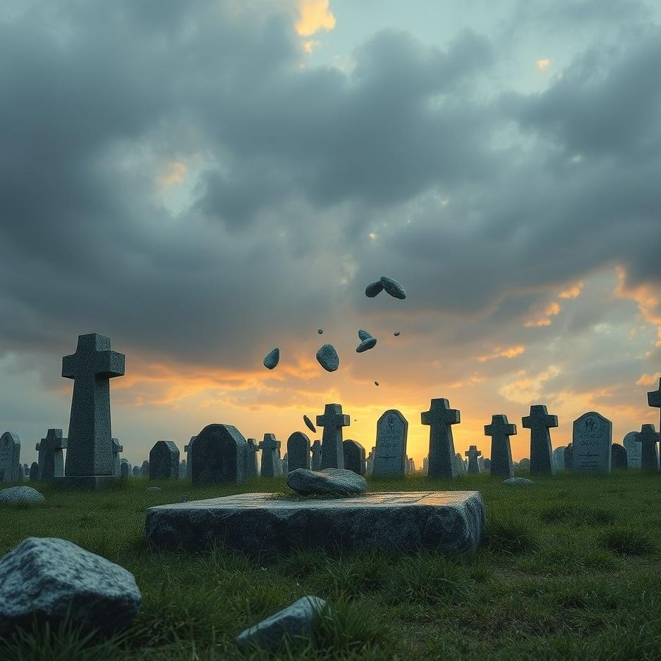 Dream : Throwing stones at a grave in a dream