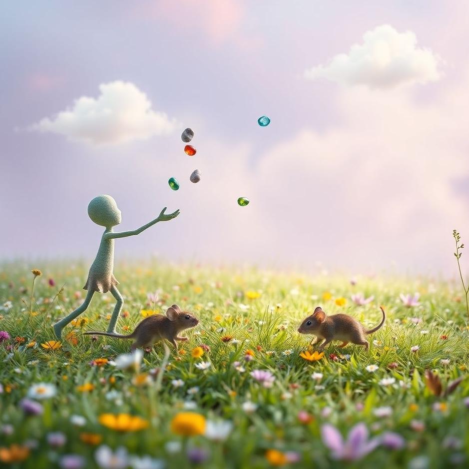 Dream : Throwing stones at a mouse in a dream