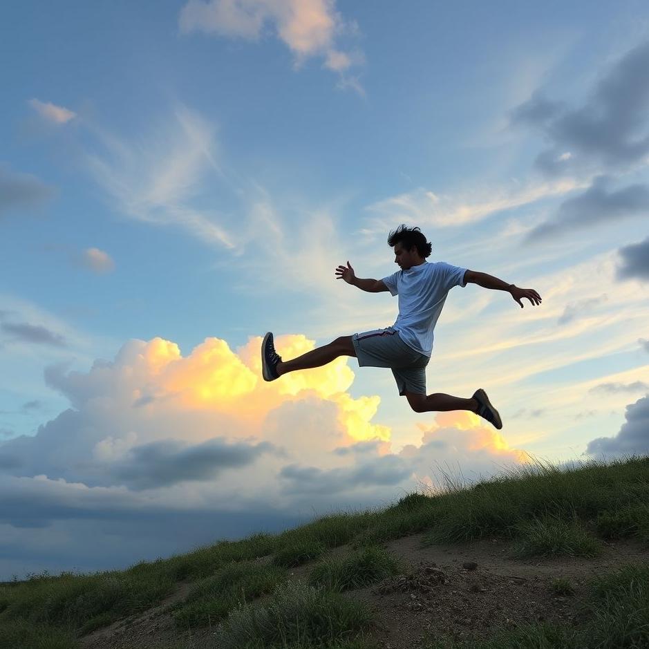 Dream : Throwing the leg on the foot on the dream