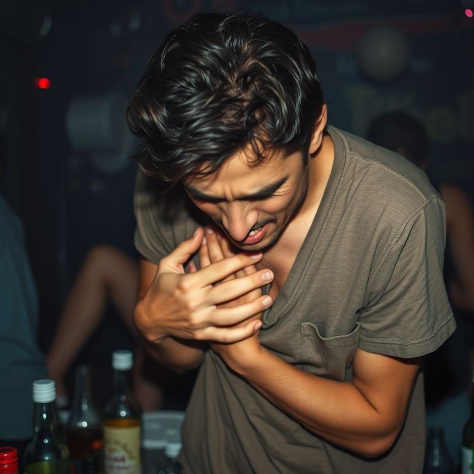 Dream : Throwing up alcohol