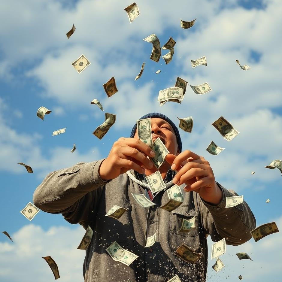 Dream : Throwing up money in a dream