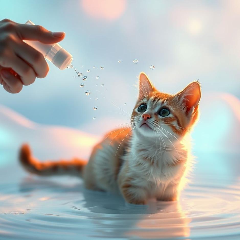 Dream : Throwing water to a cat in a dream