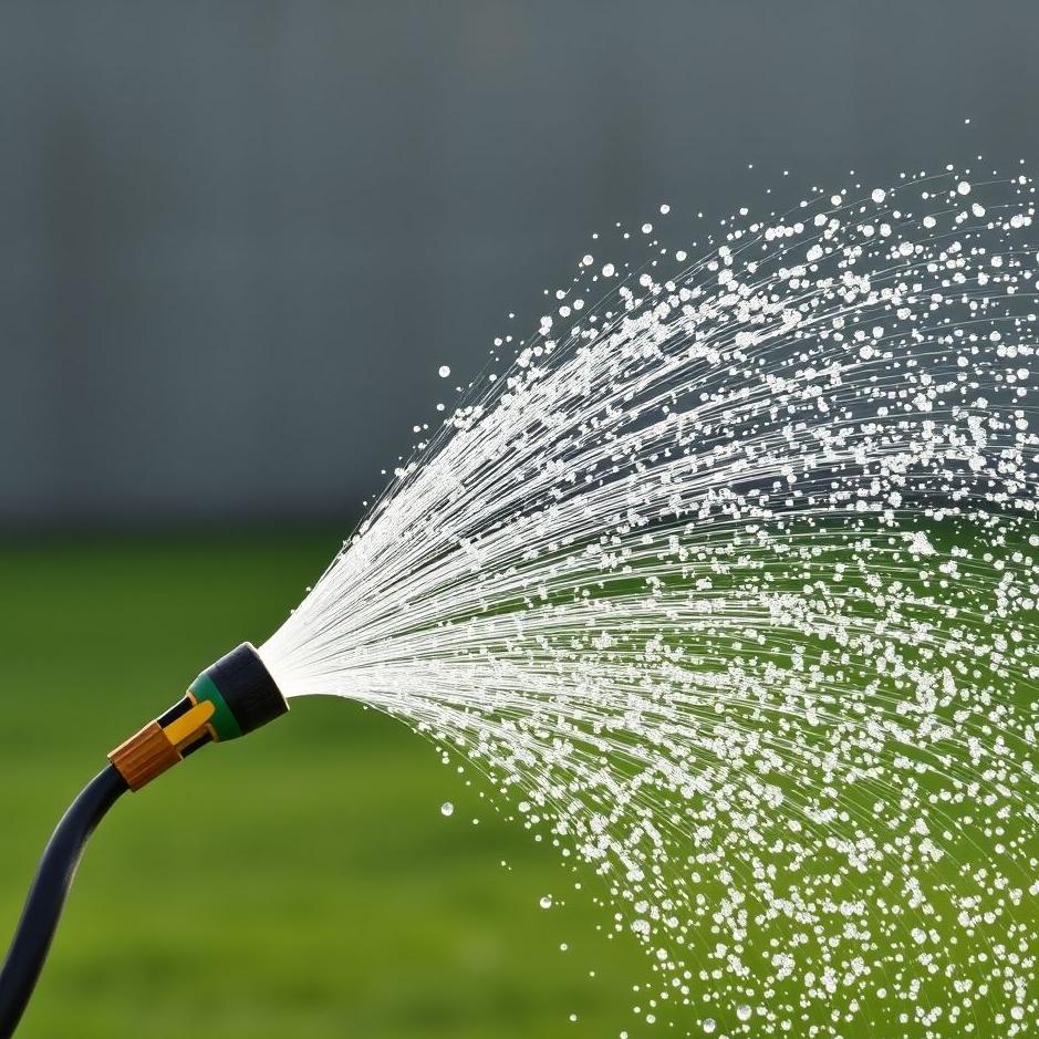 Dream : Throwing water with a hose in a dream