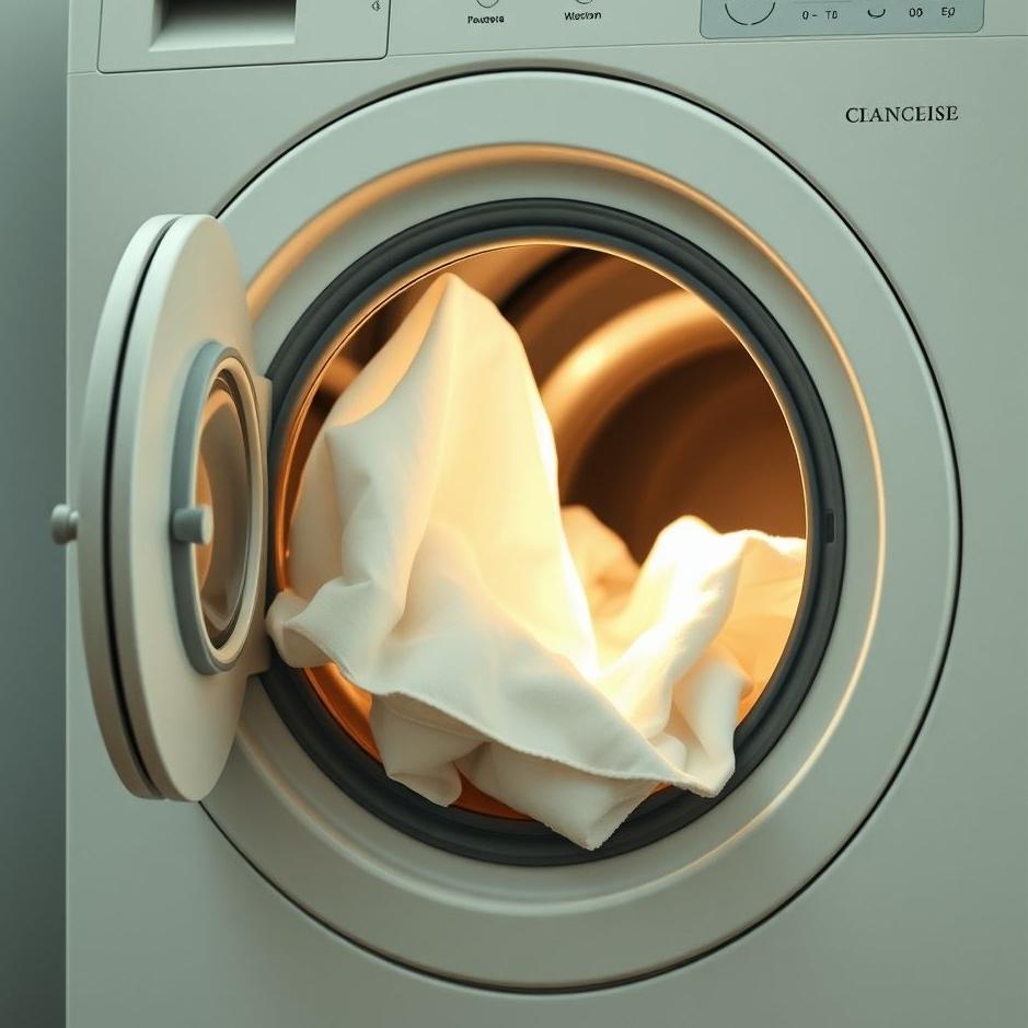 Dream : Throwing white laundry in the machine in a dream