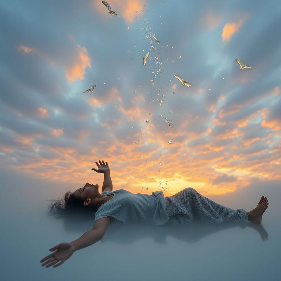 Dream : Throwing yourself down in a dream