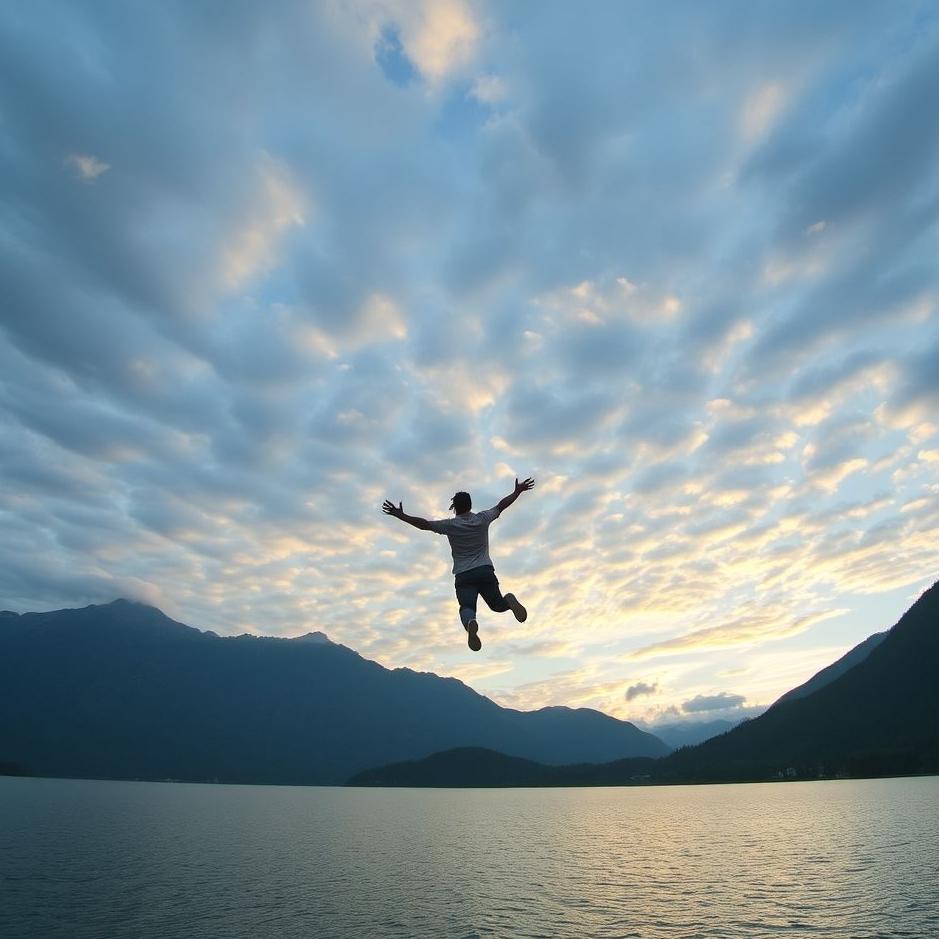 Dream : Throwing yourself from somewhere in a dream