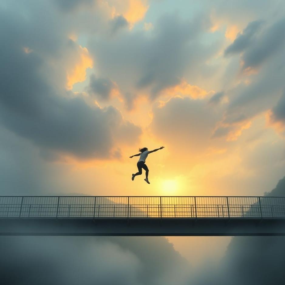 Dream : Throwing yourself off a bridge in a dream