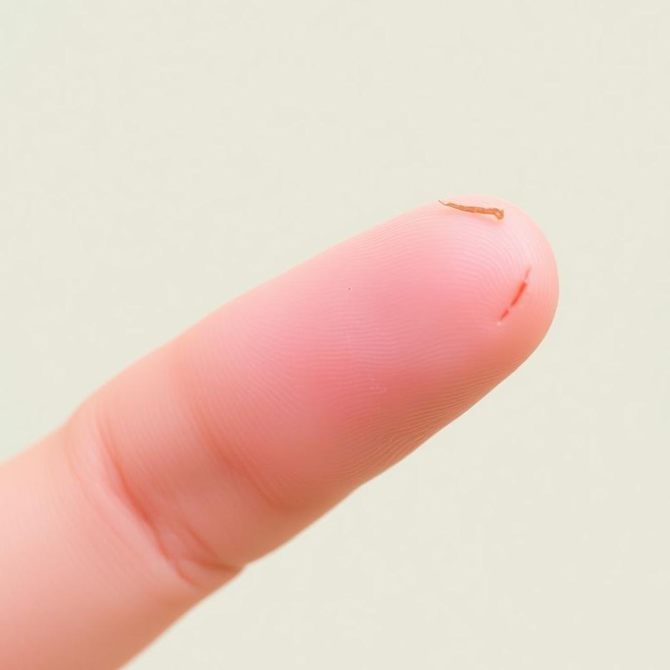 Dream : Thumb being scratched 