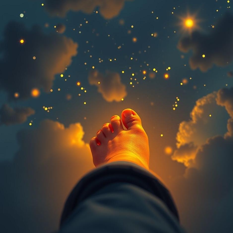 Dream : Ticking the foot in the dream