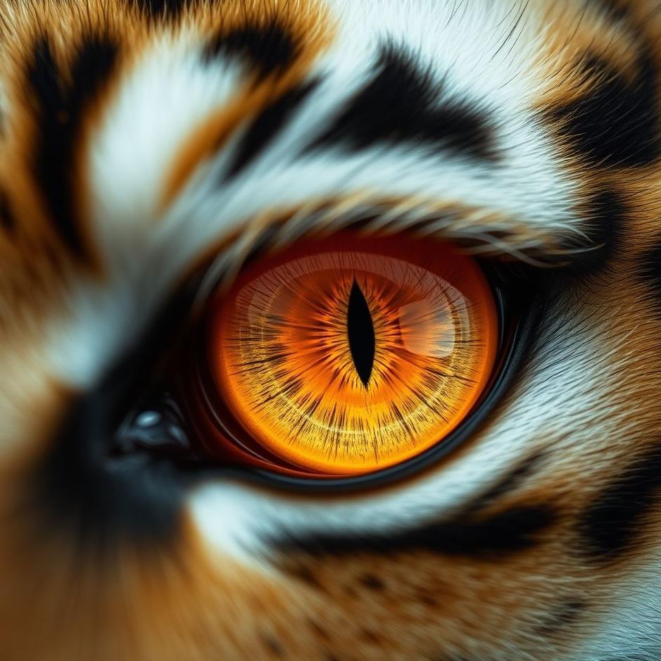 Dream : Tiger's eye in a dream