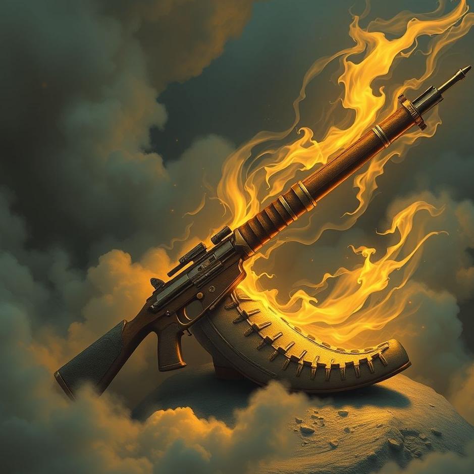 Dream : Tighten weapons to the foot in the dream