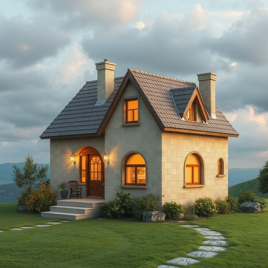 Dream : Tile house in a dream