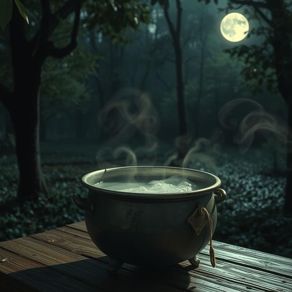 Dream : Tin cauldron in a dream