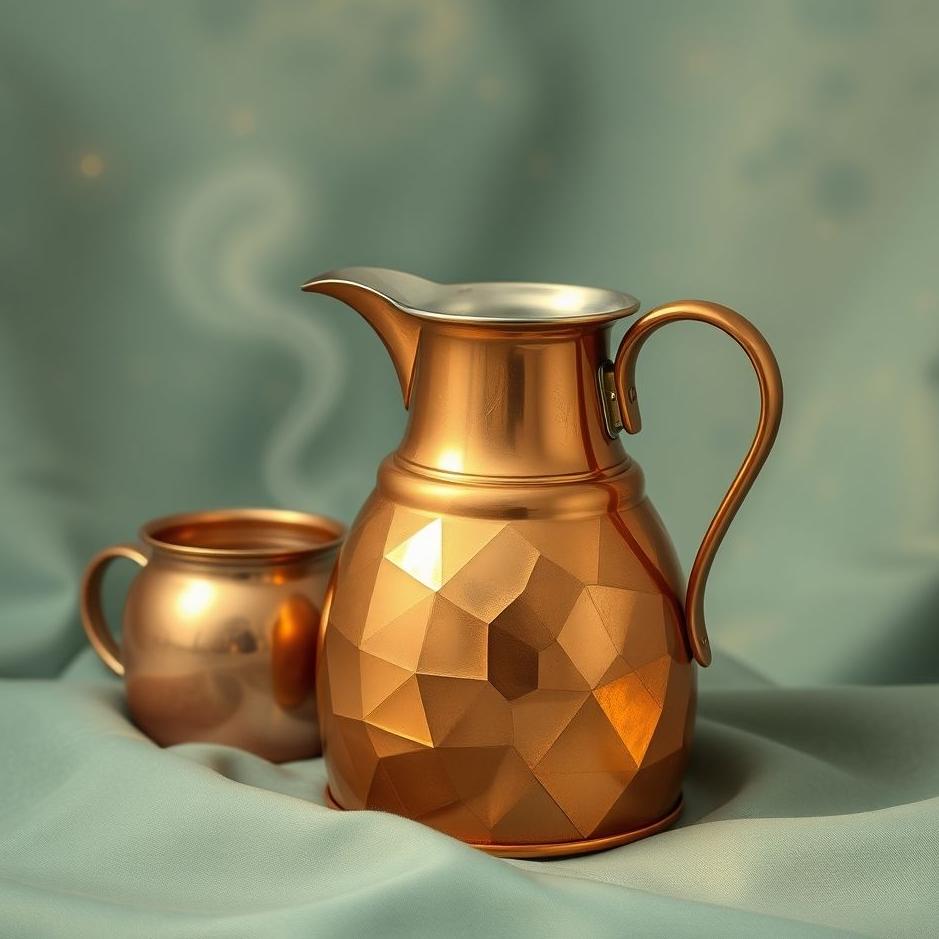 Dream : Tinned copper jug ​​in a dream