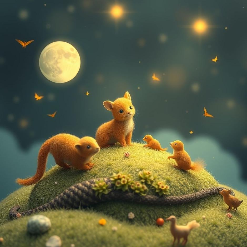 Dream : Tiny animals in a dream