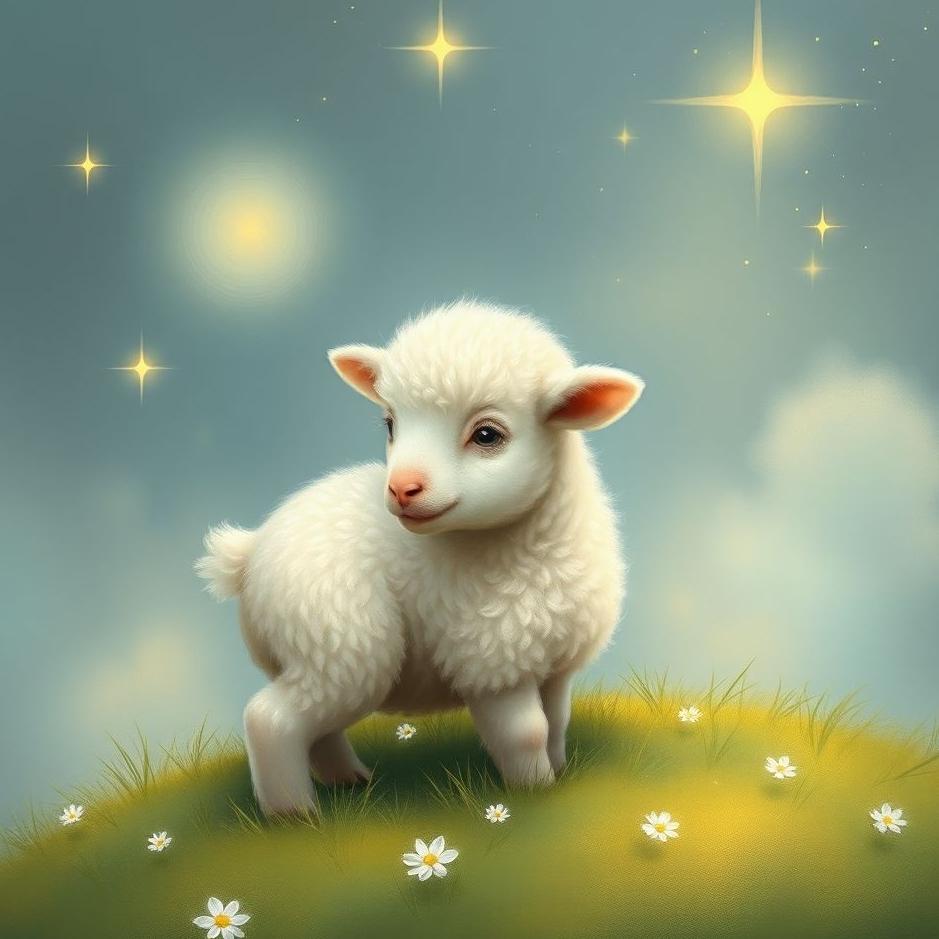 Dream : Tiny lamb in a dream