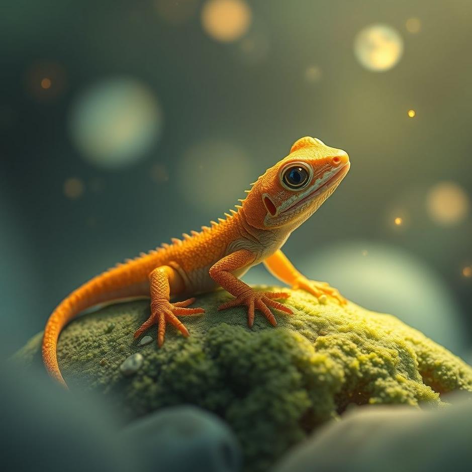 Dream : Tiny lizard in a dream