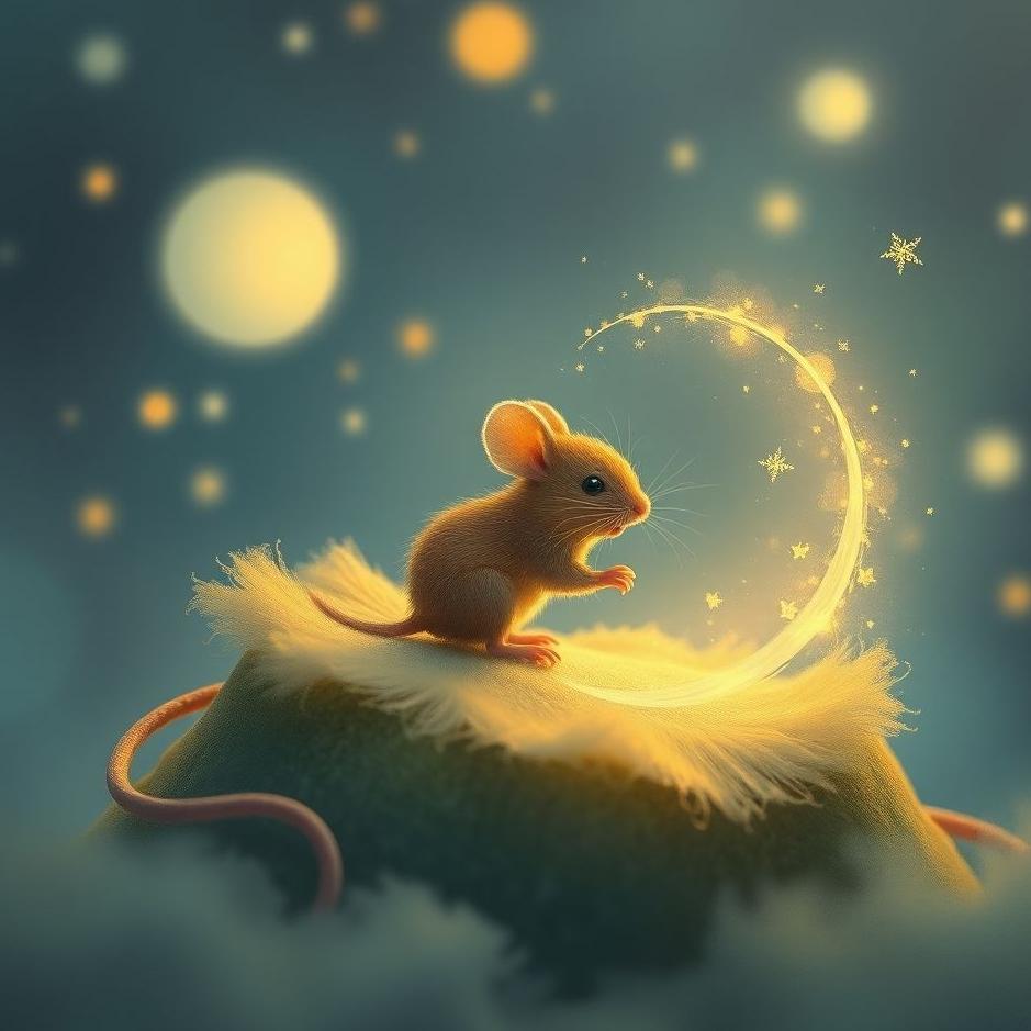 Dream : Tiny mouse in a dream