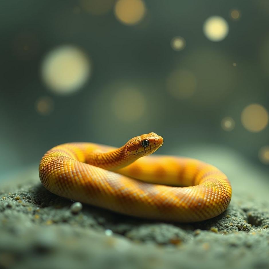Dream : Tiny snake in a dream