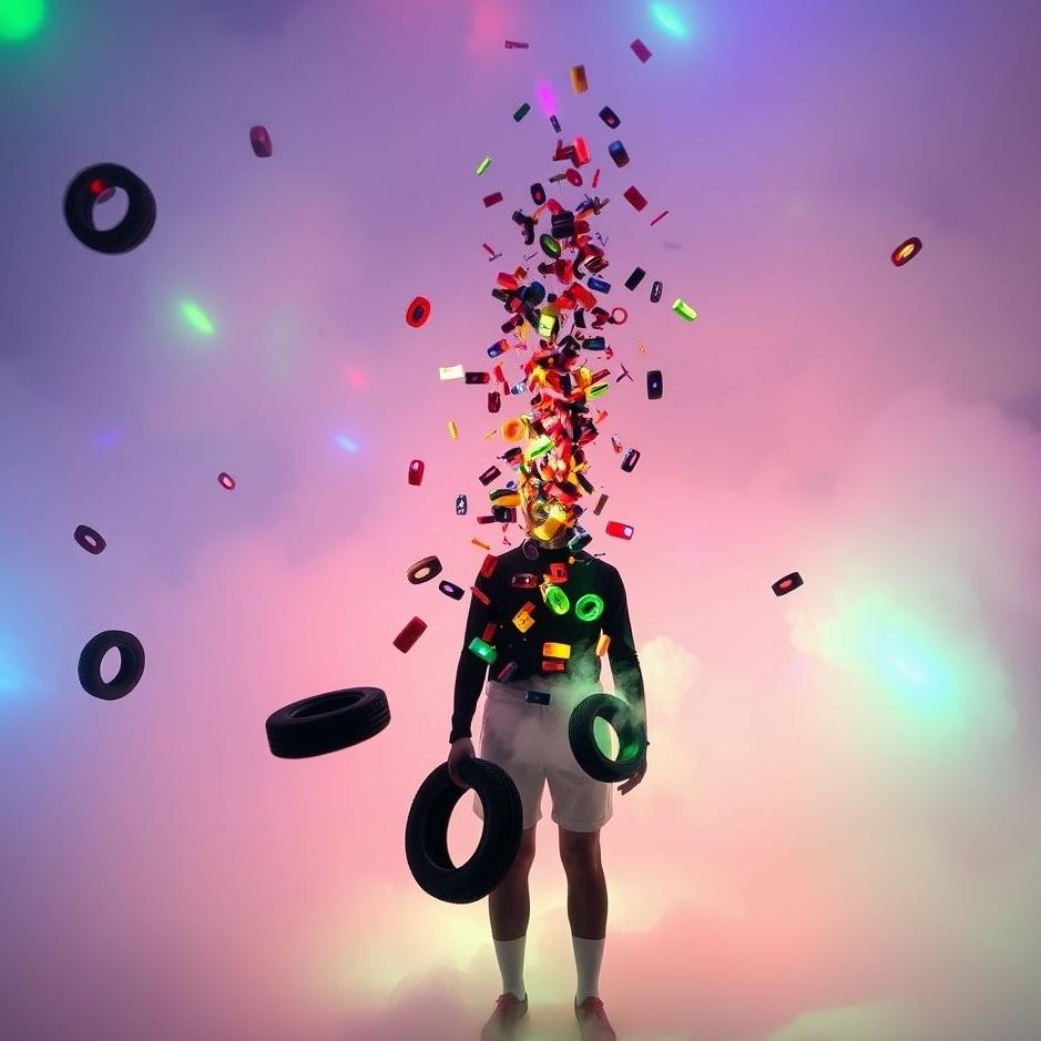 Dream : Tire spit from the mouth in the dream