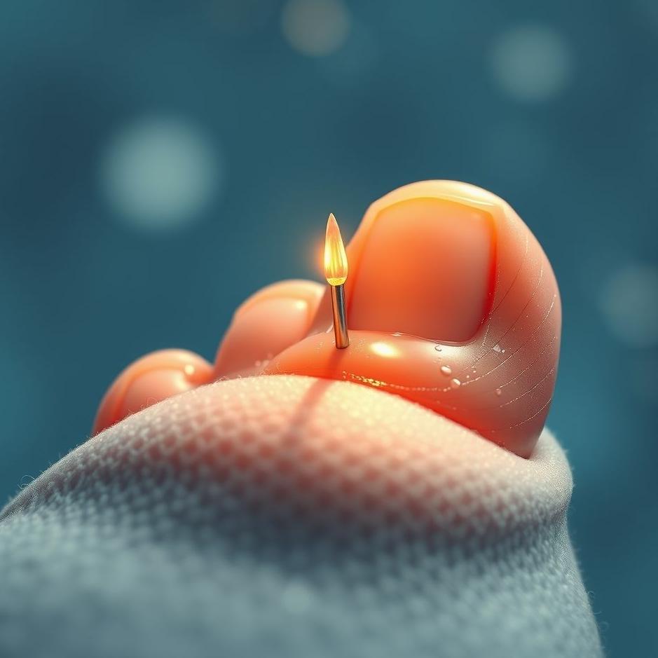 Dream : Toenail puncture in the dream