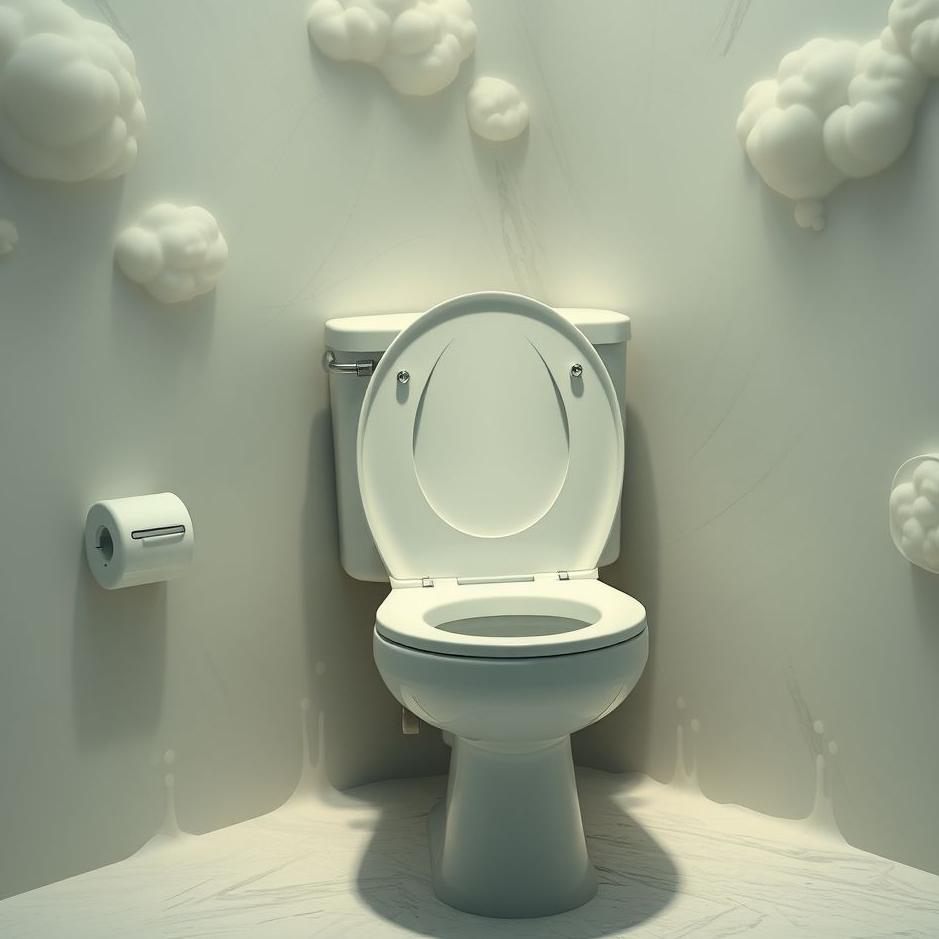Dream : Toilet coming out of its place in a dream