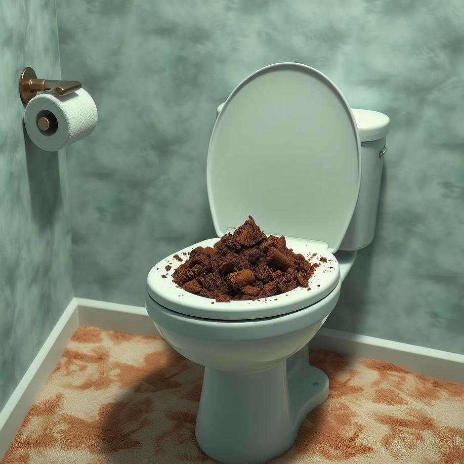 Dream : Toilet full of poop in a dream