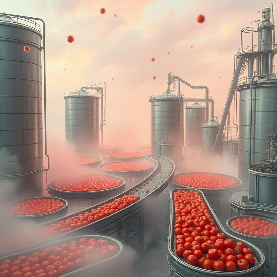 Dream : Tomato paste factory in a dream