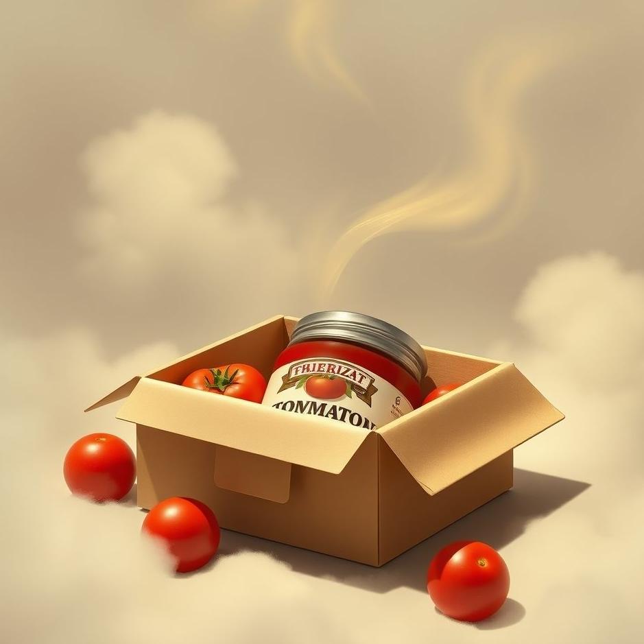Dream : Tomato paste in a box in a dream